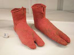 First pair of socks ever invented